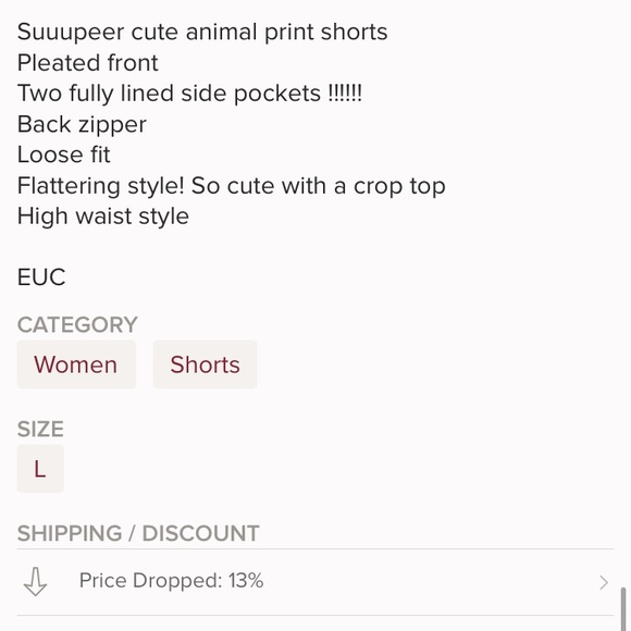 Zara shorts - Picture 8 of 8